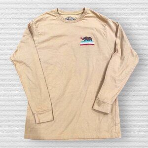 Eighty Eight brand Men's Yellow California Long Sleeve Tee size M
